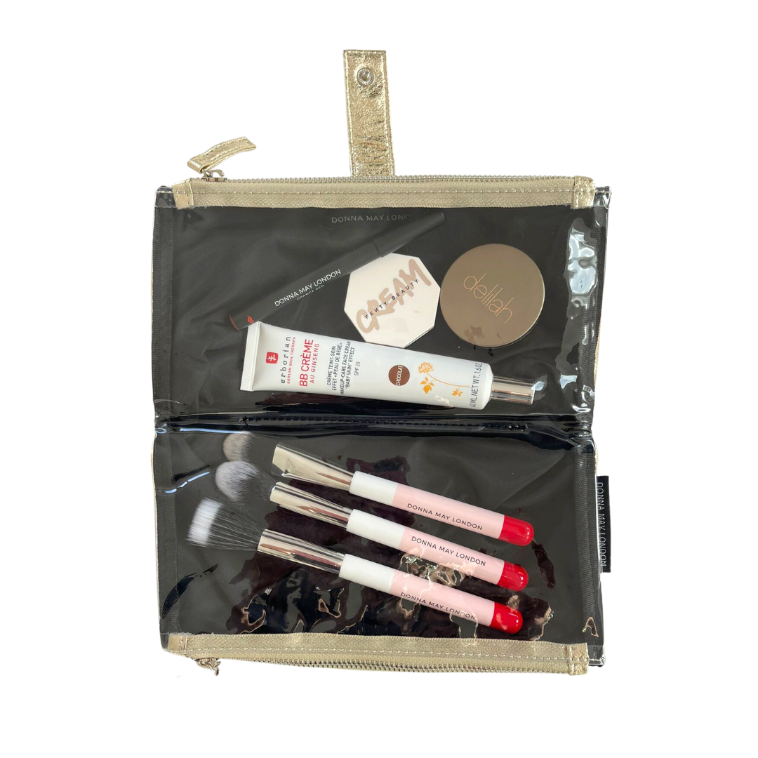 Multi Pocket Makeup bag