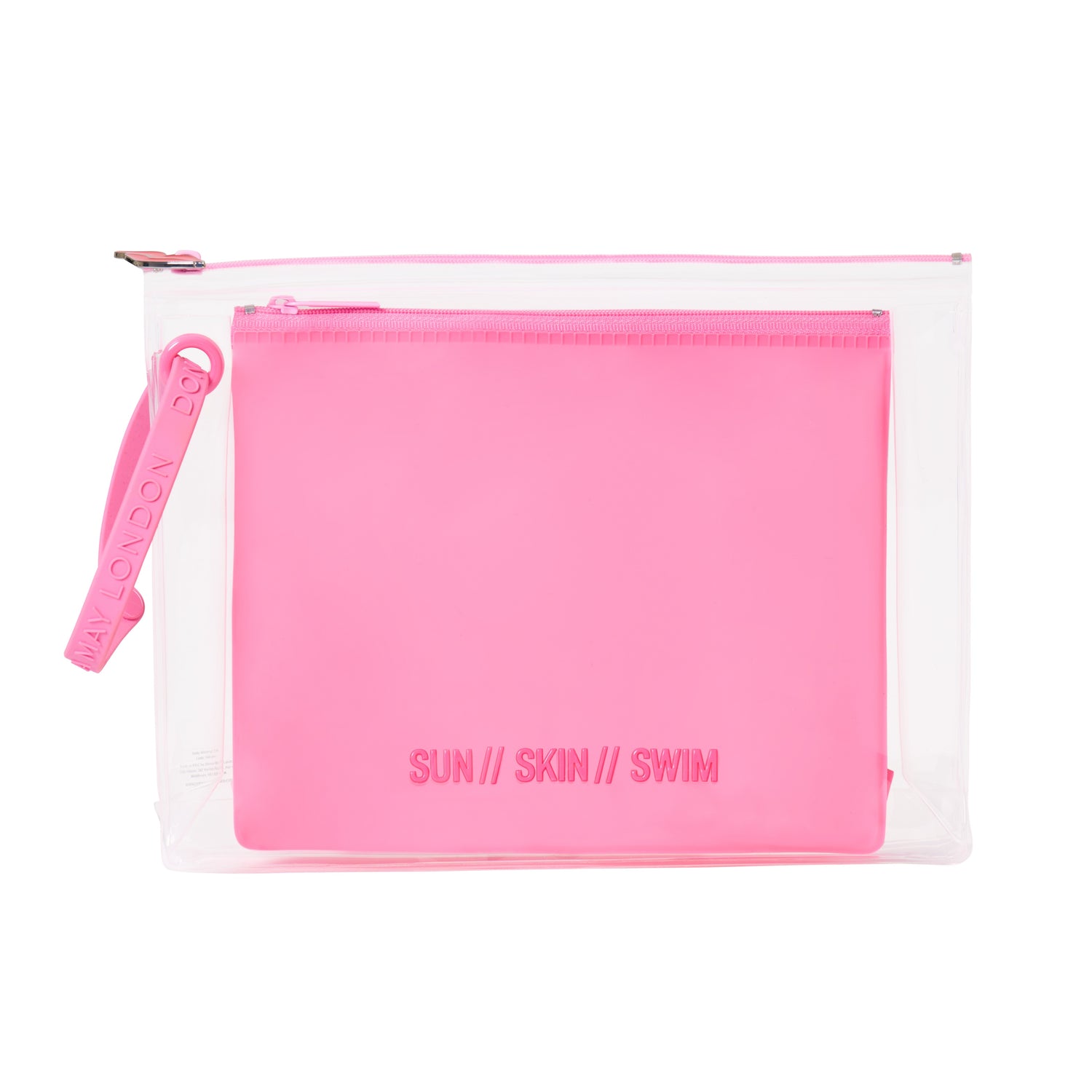 Bikini &amp; SPF Bag Duo in Pink