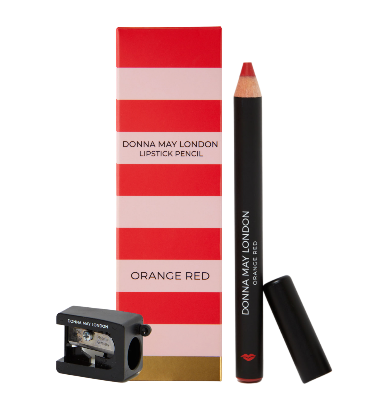 Chunky Orange Red Lip to Cheek Pencil 