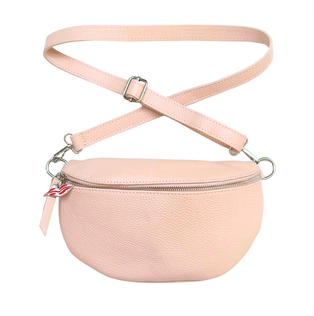 Monaco City Bag in Blush Pink - With Leather Strap