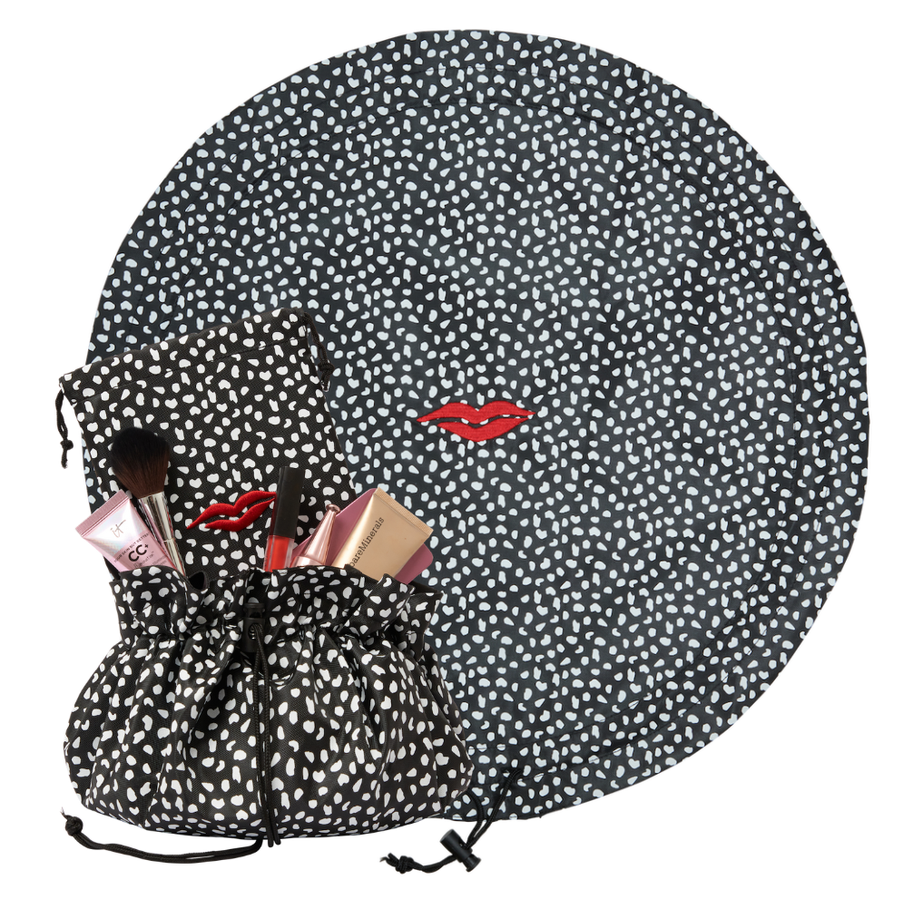 best open flat makeup bag