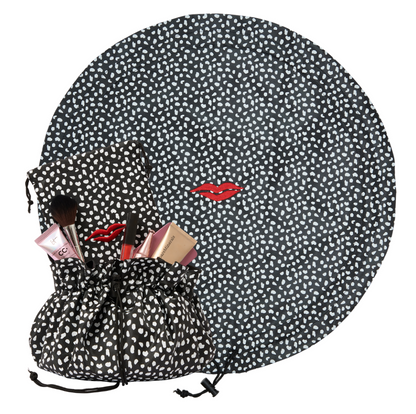 best open flat makeup bag