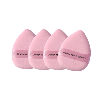 4-Piece Powder Puff Set – Pink