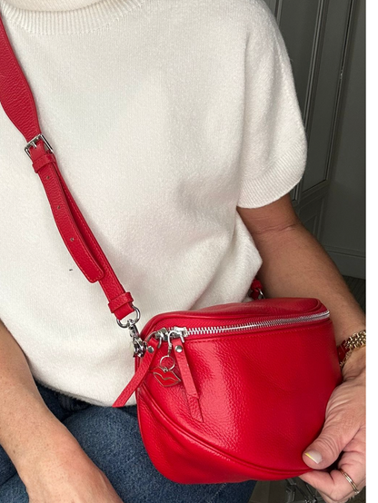 Donna May London Red Bag
