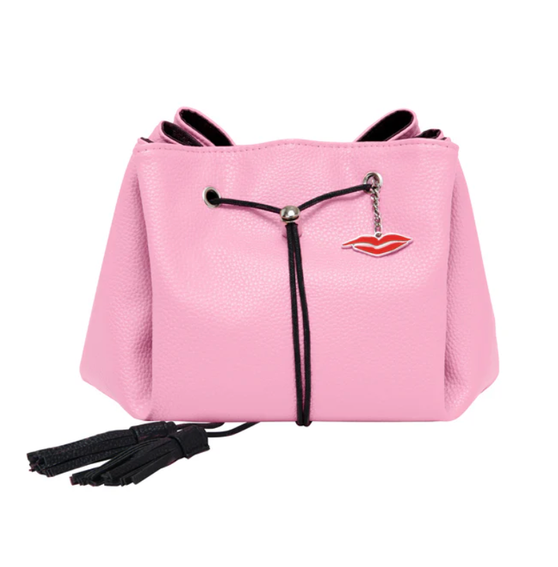 SALE Lay Flat Makeup Bag in Peony Pink -  damaged box