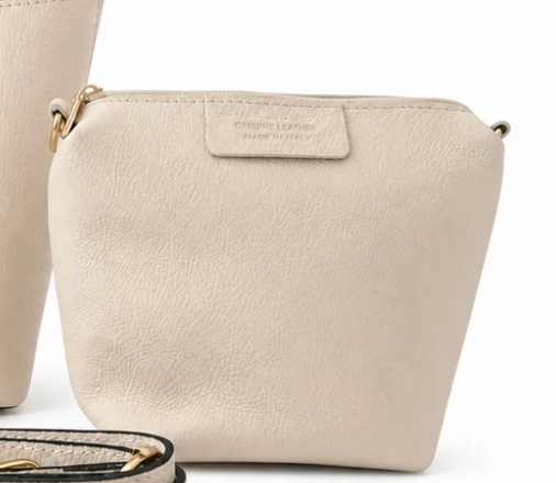 Bucket Bow Bag Purse with metal hoops
