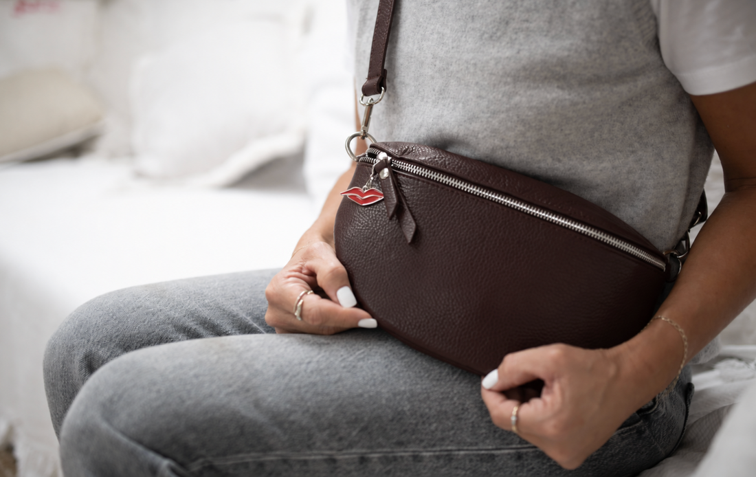 Sorrento City Bag - Avec bandoulière en cuir