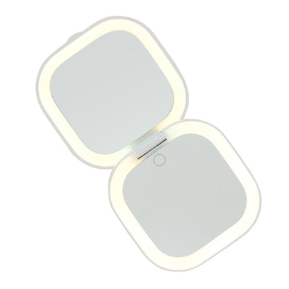 Standard and magnified LED mirror