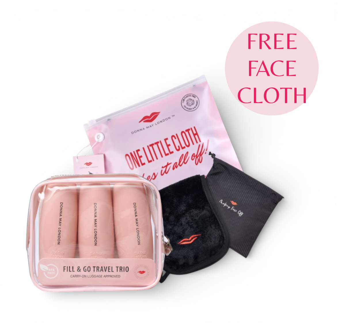 ❤️ Travel Essentials BOGOF - FREE makeup remover cloth