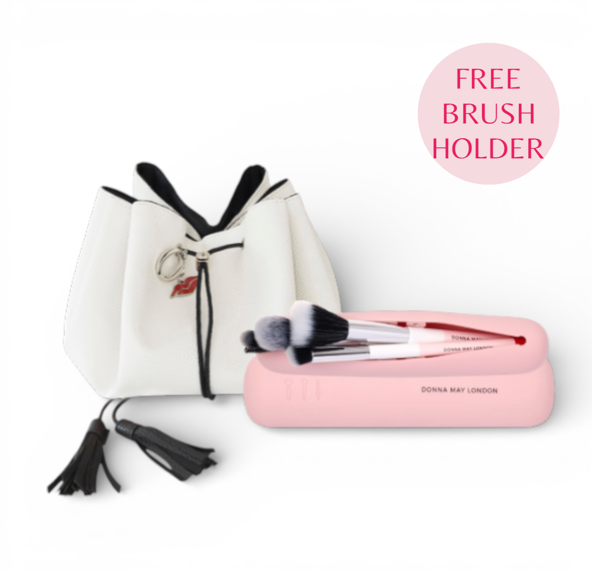 ❤️ Lay Flat BOGOF Bundle in White - FREE Brush Holder