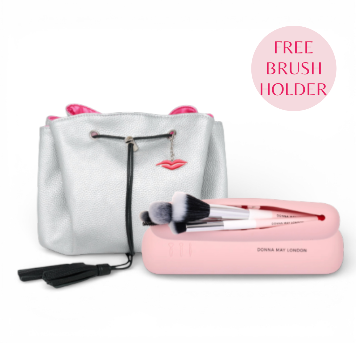 ❤️ Lay Flat BOGOF Bundle in Silver - FREE Brush Holder