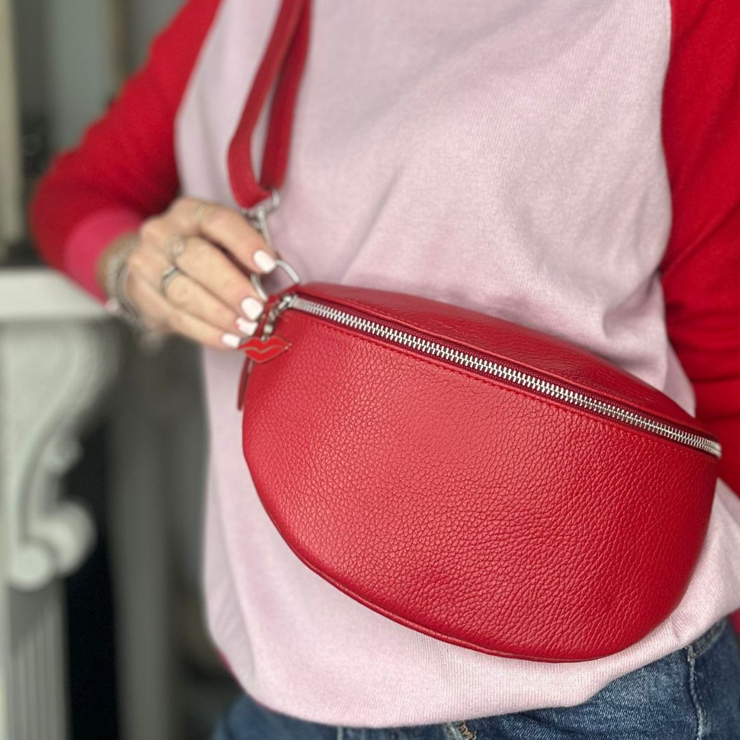 Trendy Red Handbag