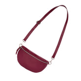This seasons burgundy cross body bag