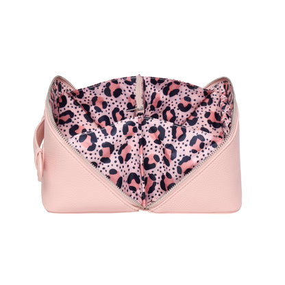 Chic Train Beauty Box | Blush Pink Makeup Storage