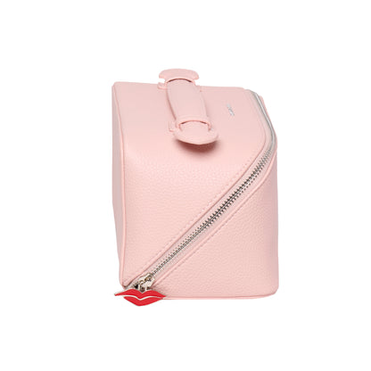 Chic Train Beauty Box | Blush Pink Makeup Storage