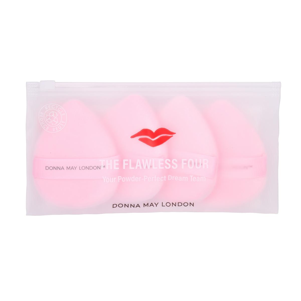 4-Piece Powder Puff Set – Pink