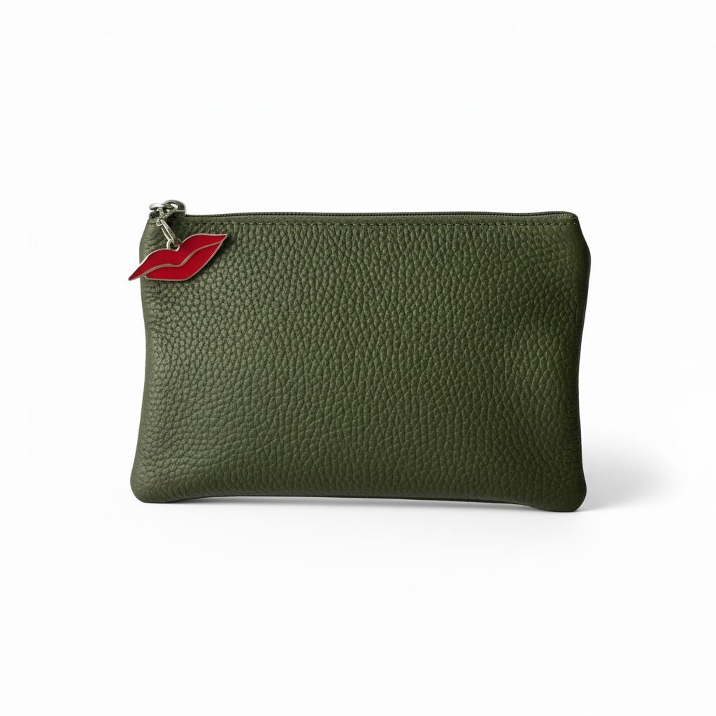 Seville Lipstick &amp; Penny Purse in Olive Green