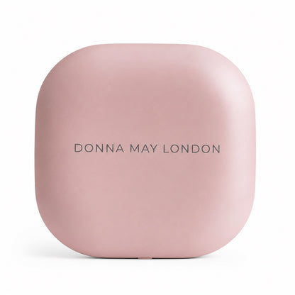 Pink LED Pocket Mirror – 2-in1 Magnified (x10) &amp; Standard Vision