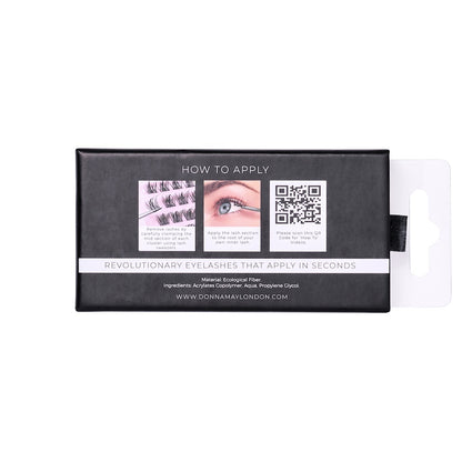 Easylash Feathered Mixed Length Pre-Glued Underlashes – Black