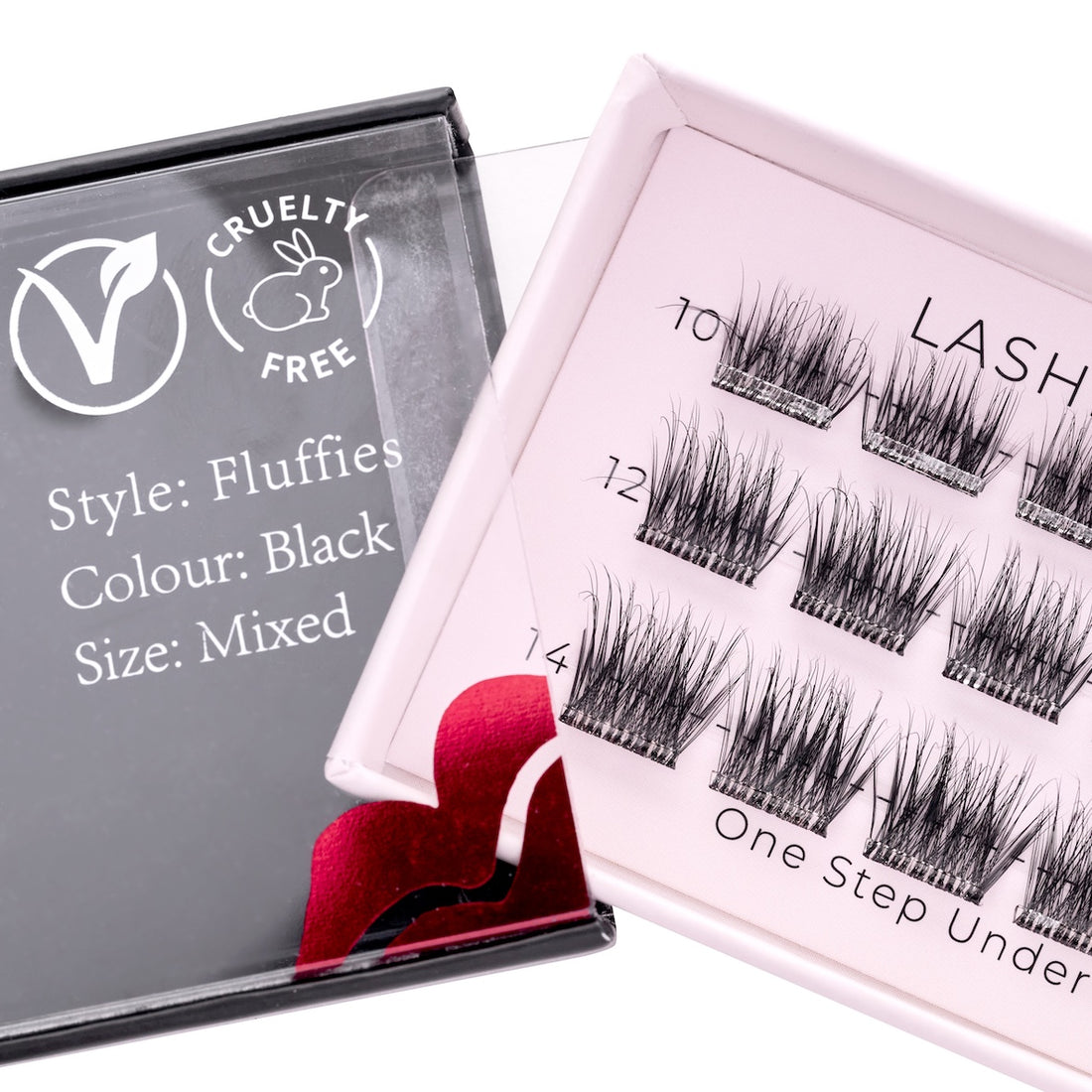 Easylash Fluffies - Pre-glued, under-eye, mixed length eyelashes