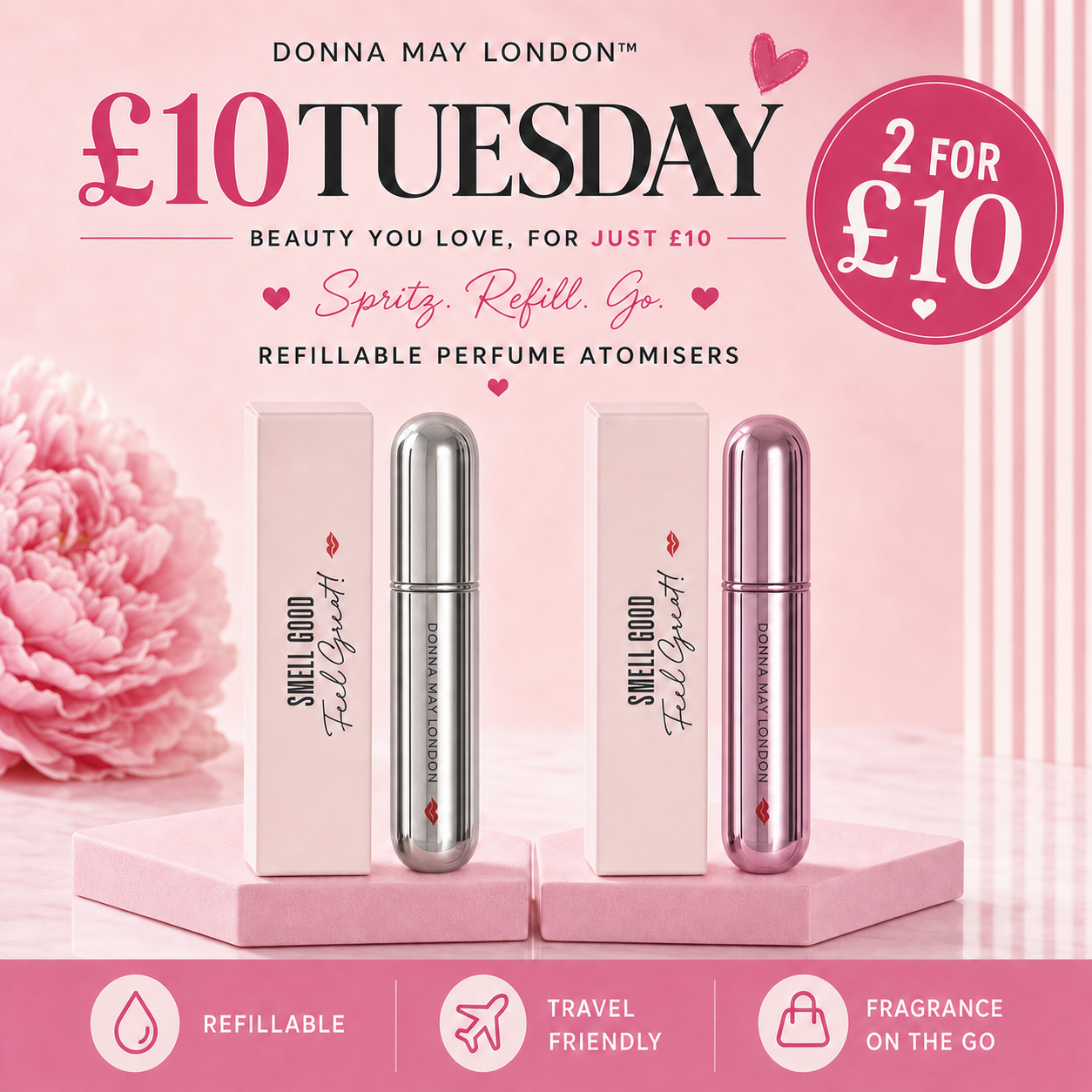 Perfume Atomiser Duo.
