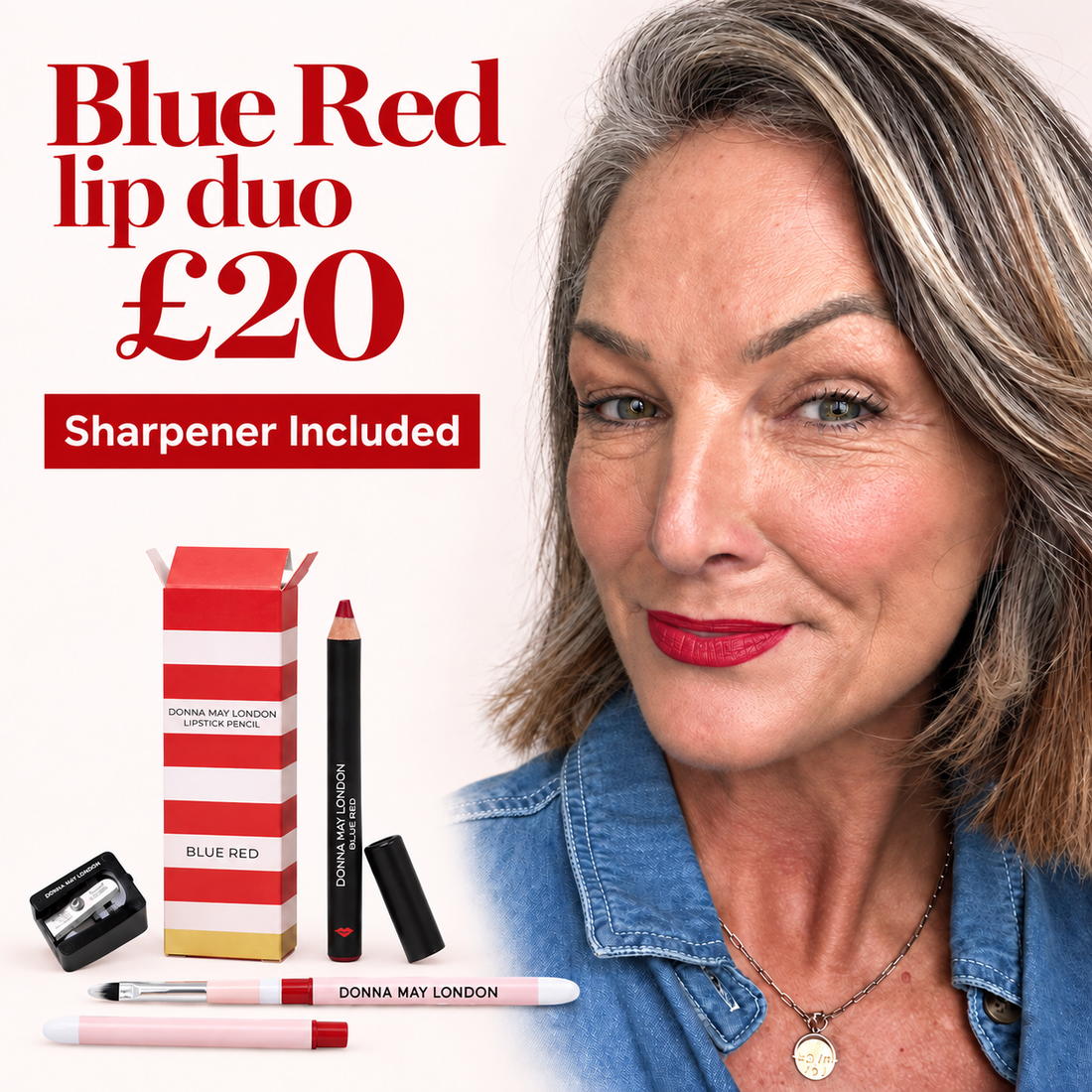 Blue Red Lip Duo