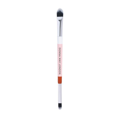 Donna May London Hide &amp; Highlight dual-ended concealer brush for precise application and blending