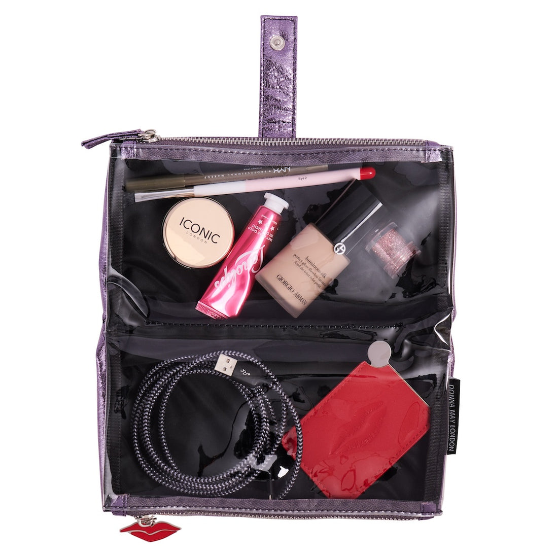 multi compartment makeup organiser