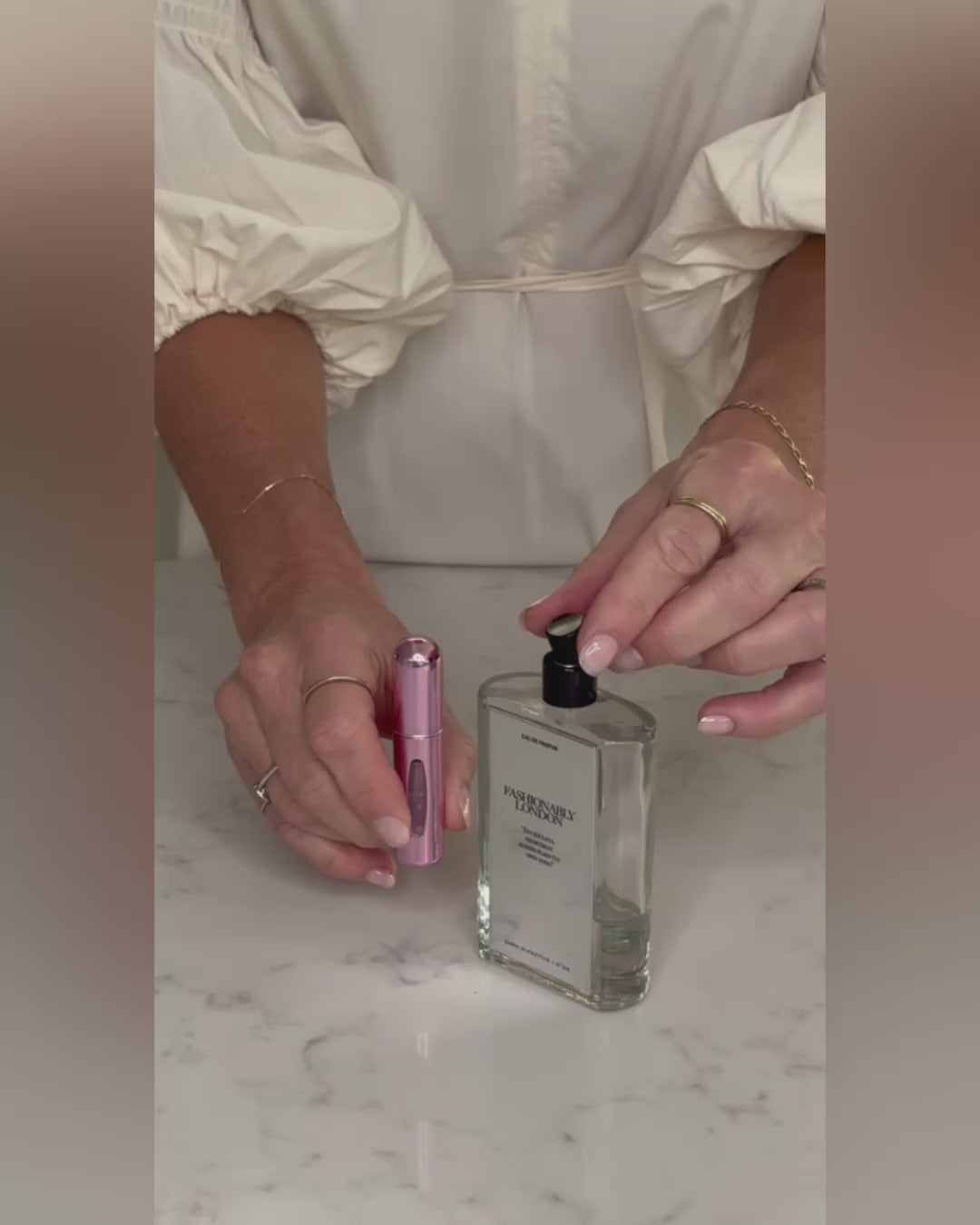 Perfume Atomiser in Silver