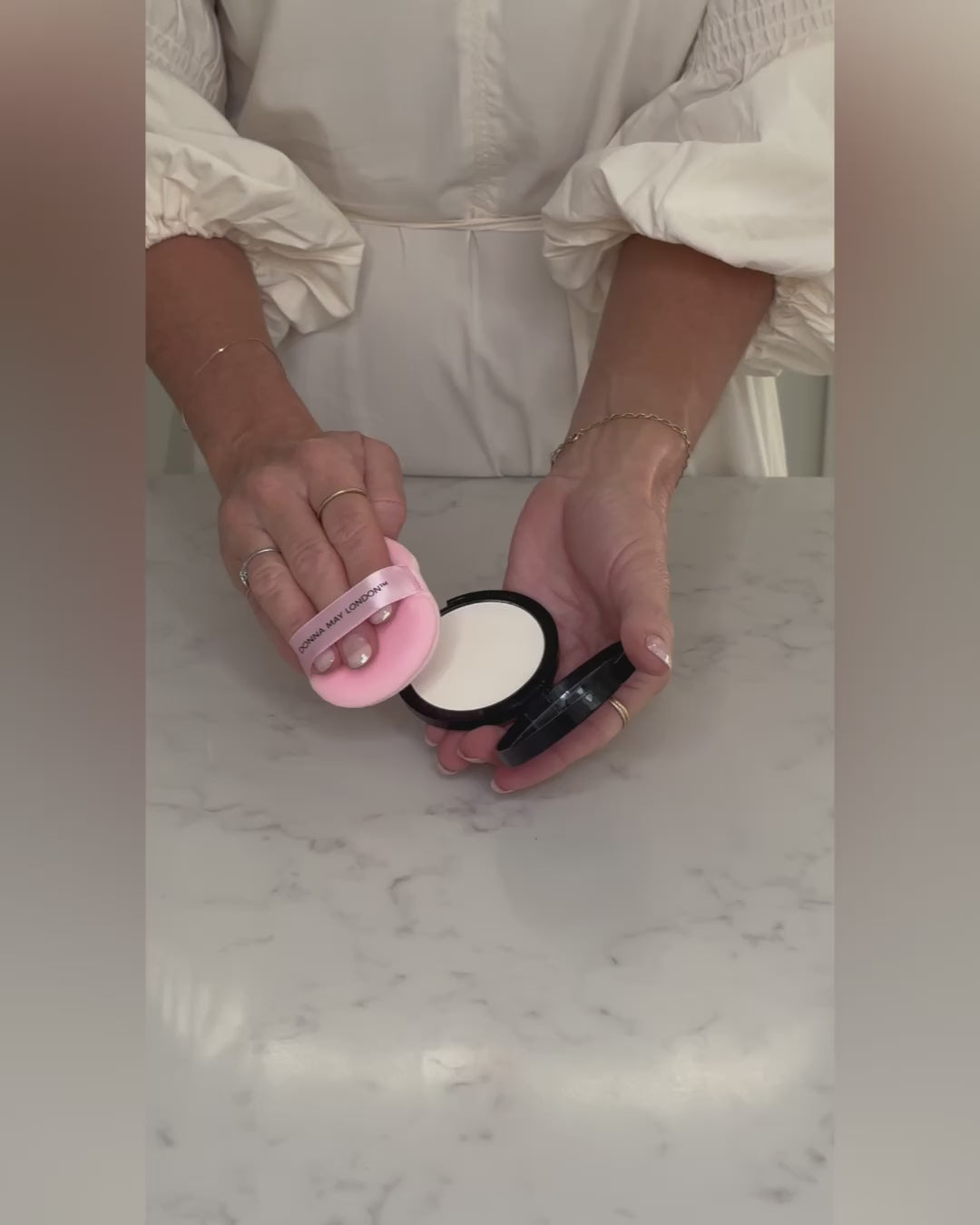 4-Piece Powder Puff Set – Pink