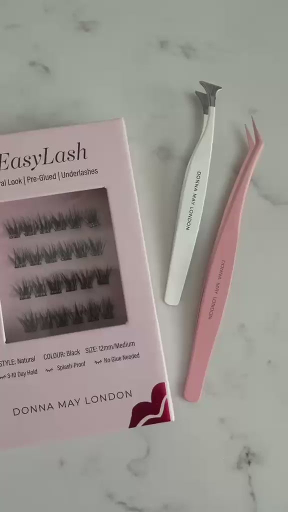 Flat Top Eyelash Tweezers | Pre-Glued Lash Applicator