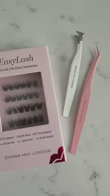 Flat Top Eyelash Tweezers | Pre-Glued Lash Applicator