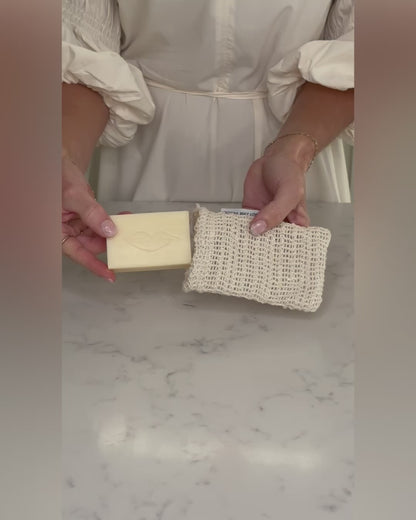 Natural Citrus Soap &amp; Hemp Exfoliating Bag Bundle | Donna May London