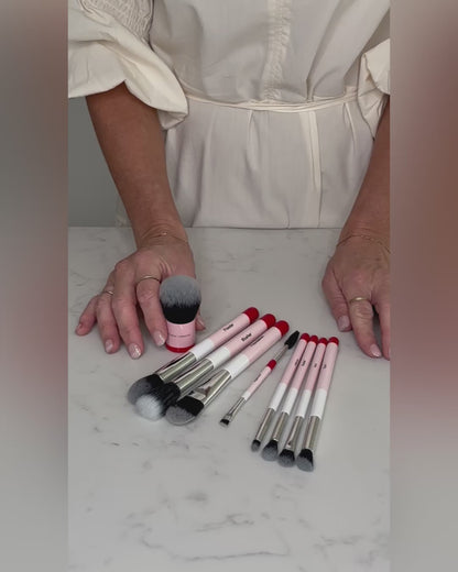 9-Piece Full-Sized Makeup Brush Collection