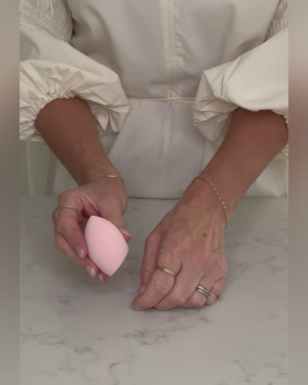 2-Piece Flat-Edge Beauty Blender Set – Pink