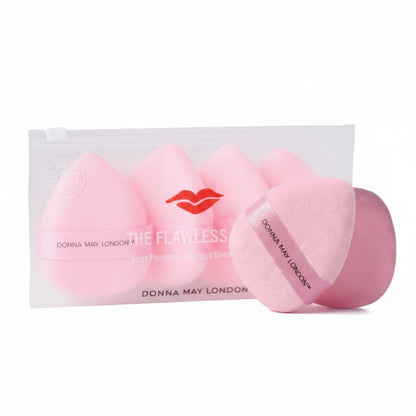 4-Piece Powder Puff Set – Pink