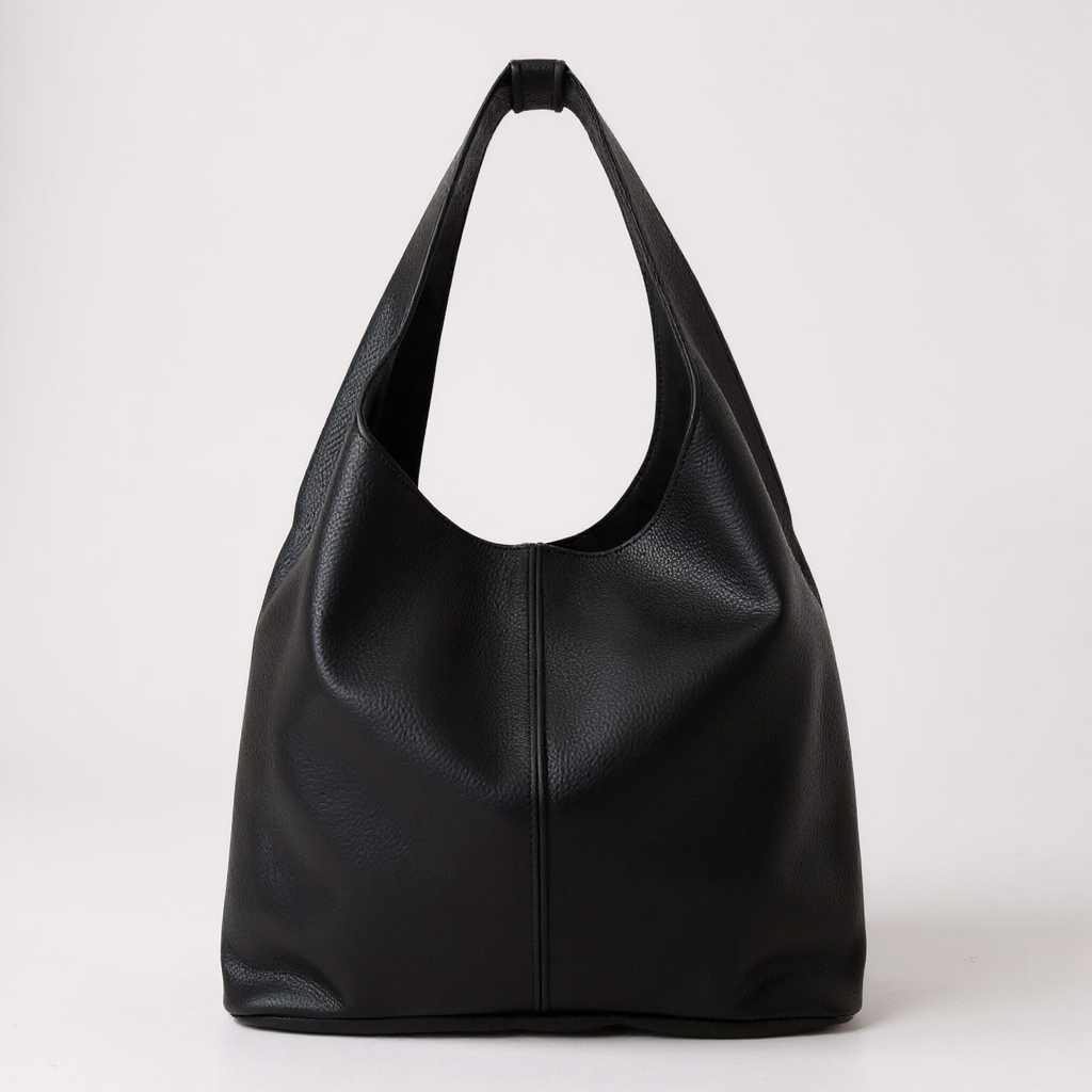 London Sloane Shopper in Black with Black Purse