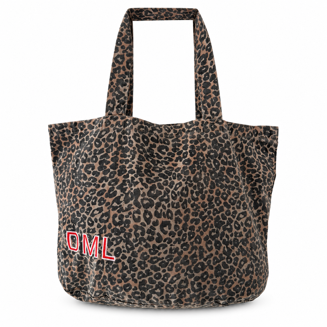 Leopard Print Medium Shopper - Personalised