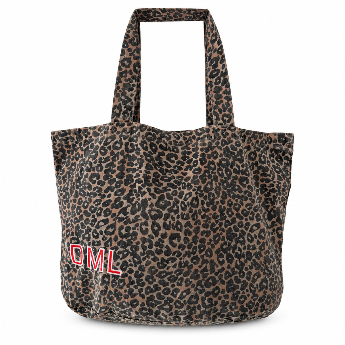 Leopard Print Medium Shopper - Personalised