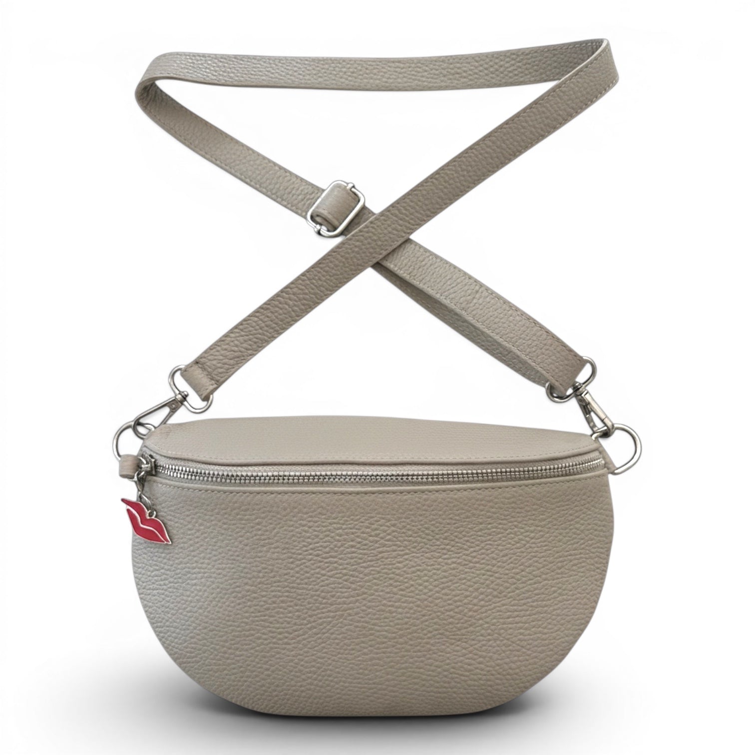 Verona City Bag in Granite - with leather strap