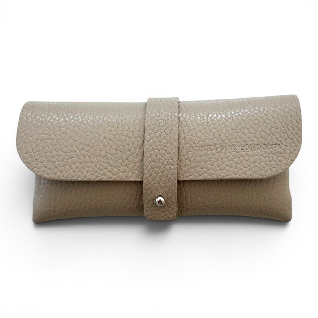 Verona Glasses Case in Soft Italian Leather - Granite