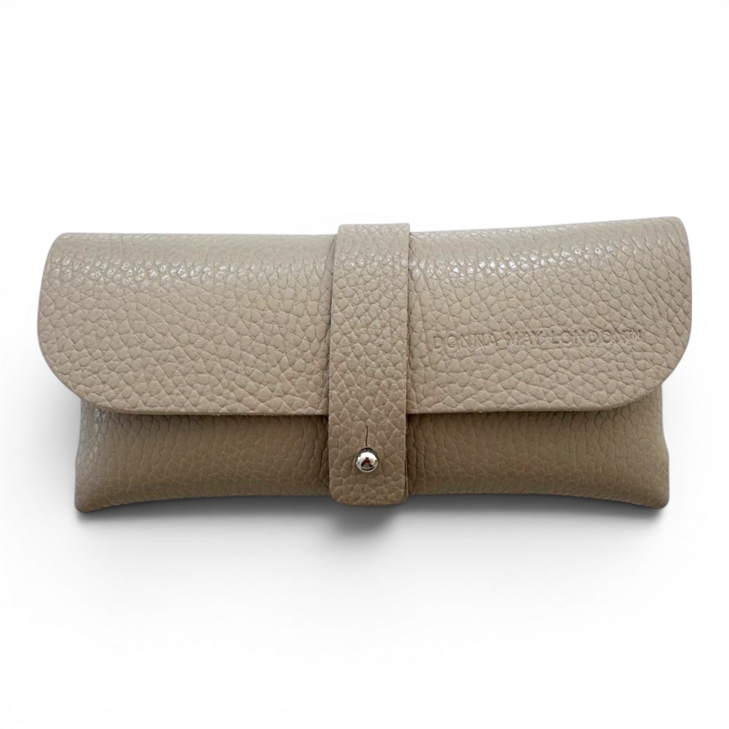Verona Glasses Case in Soft Italian Leather - Granite