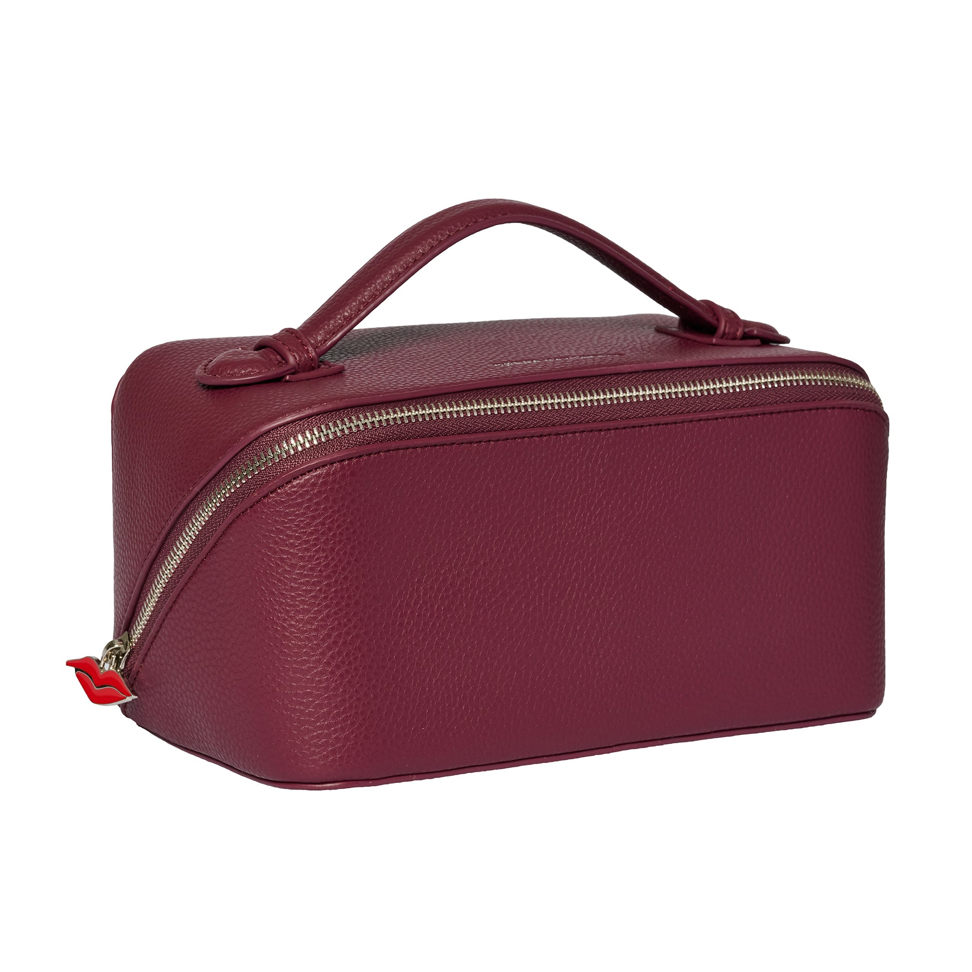 Chic Train Beauty Box for makeup storage - Burgundy