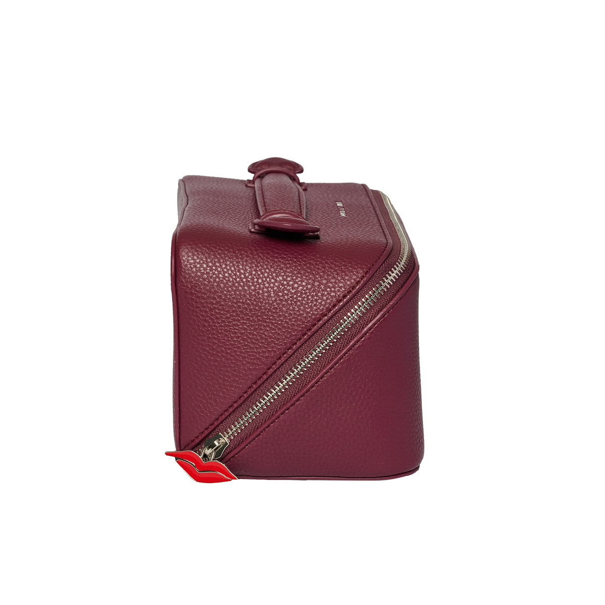 Chic Train Beauty Box for makeup storage - Burgundy