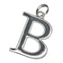 Silver B initial Charm