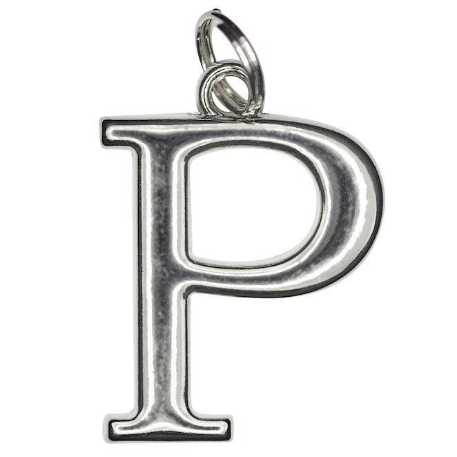 Silver P initial Charm