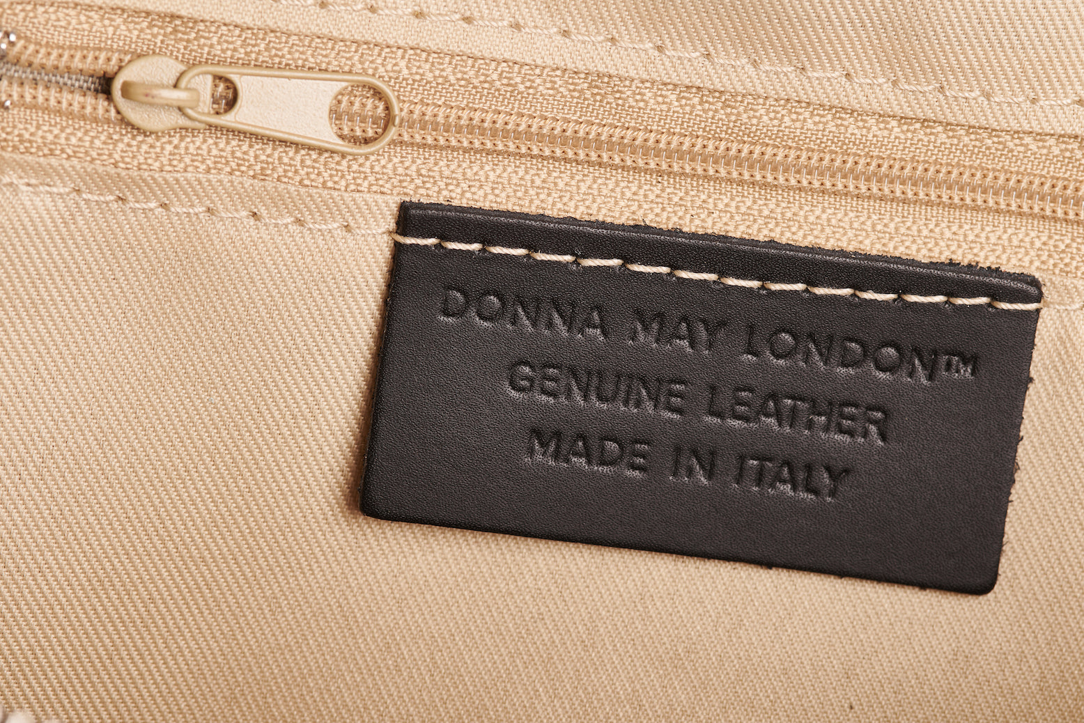 Donna May London leather bag