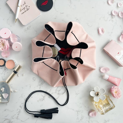 Pink Donna May Makeup Bag